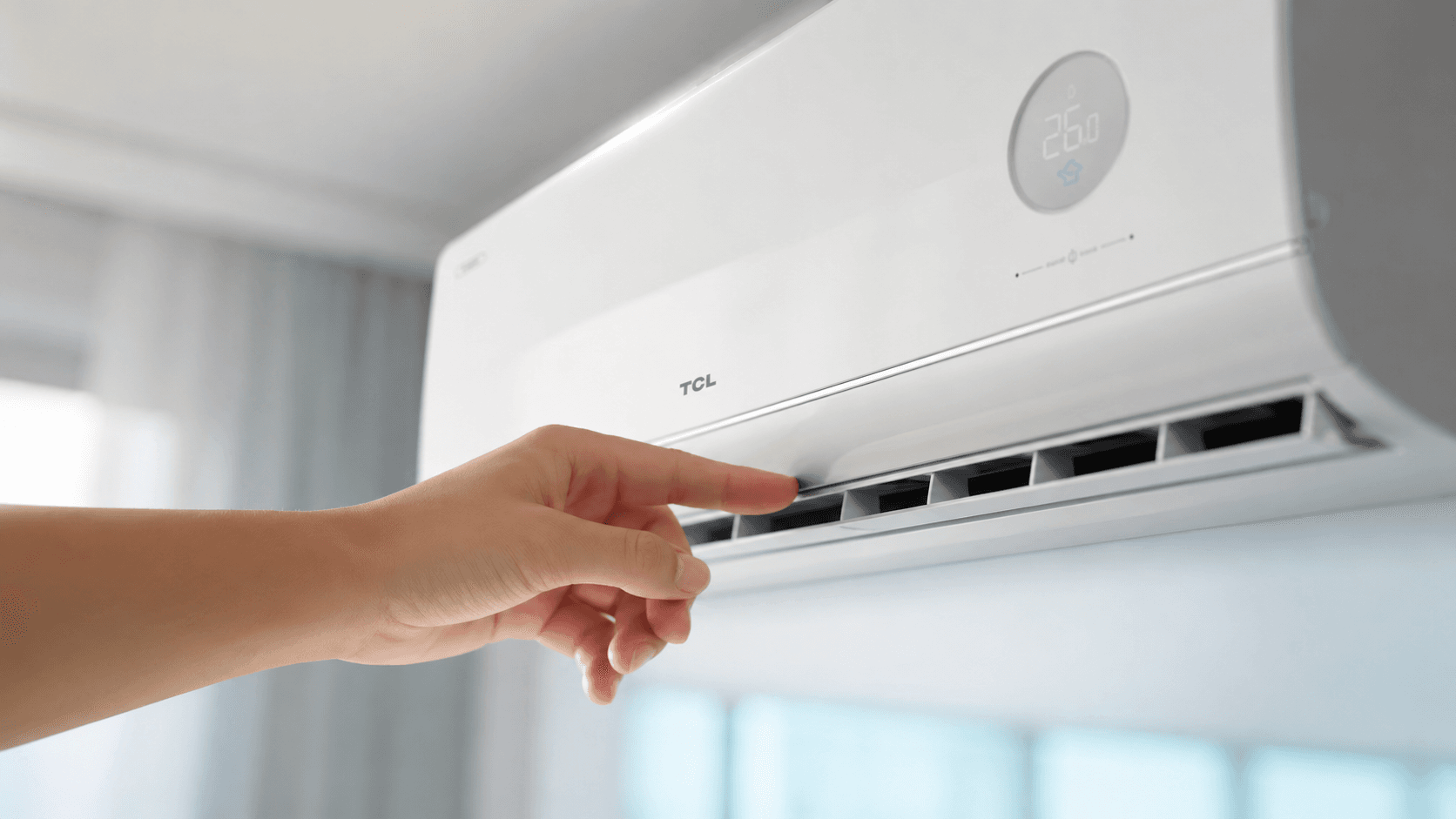 Ar-condicionado split em ambiente interno
