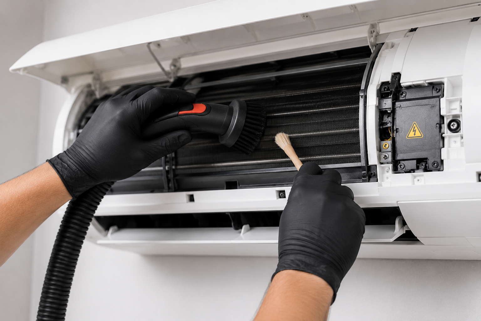 Higienização de ar-condicionado em Curitiba com atendimento técnico em Curitiba